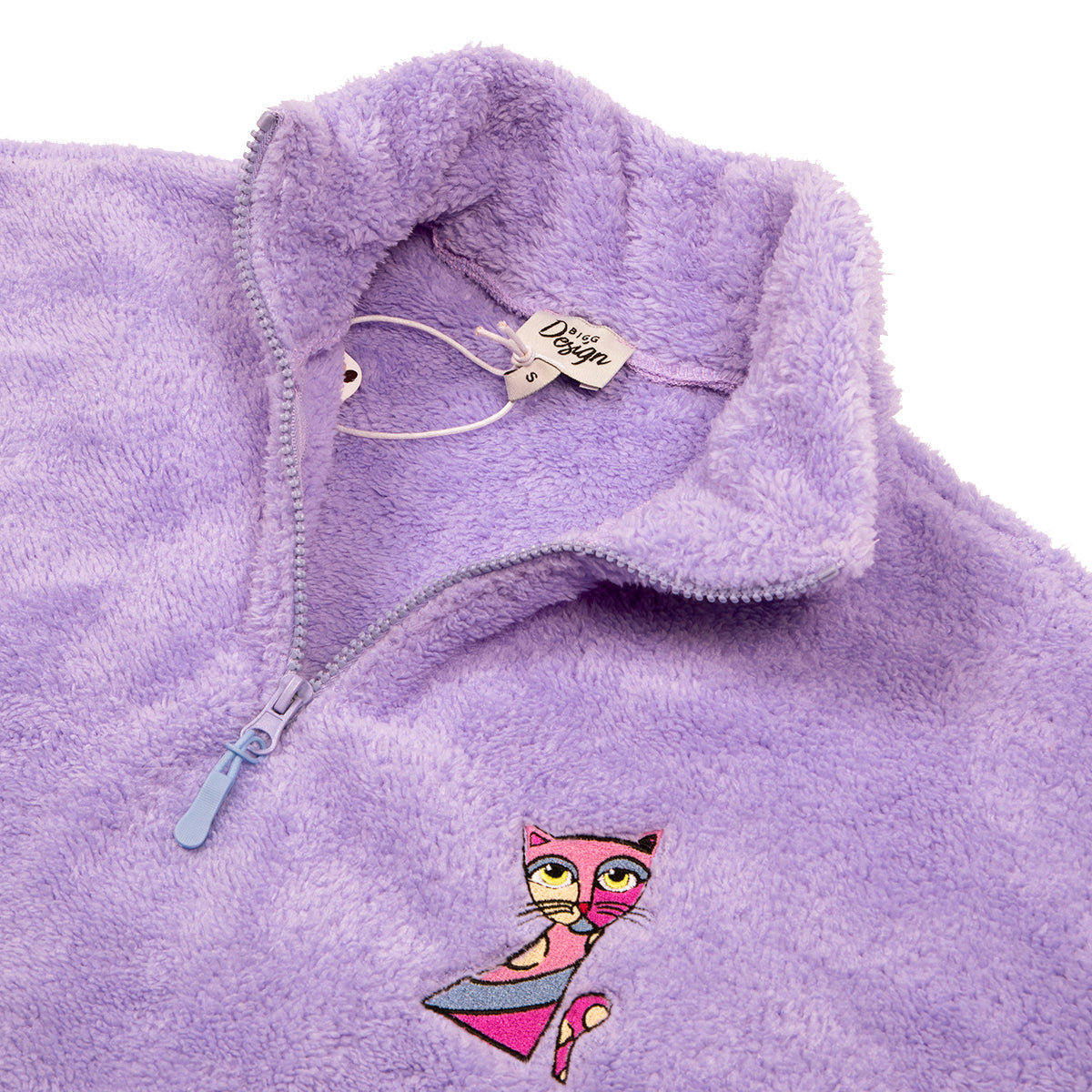 Biggdesign Owl and City Sweatshirt For Women, Womens Fleece Jacket,