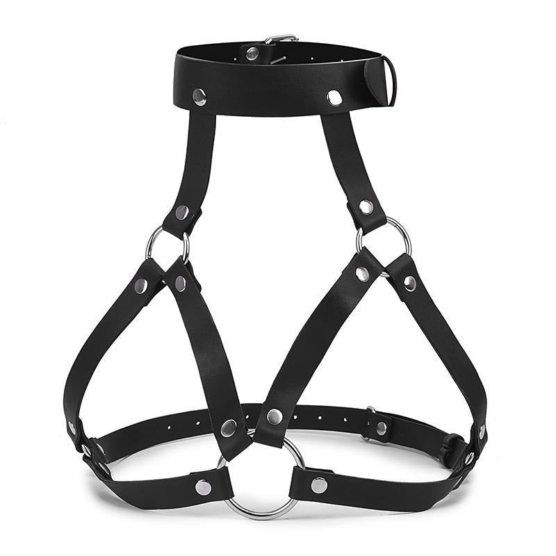 Sexy Binding Clothing Leather Sexy Clothing Adult Toys Binding Neck Covers Sexy Clothing